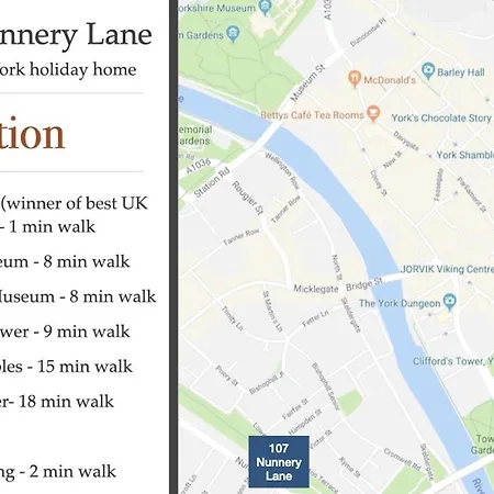 Prázdninový dům 107 Nunnery Lane - A House Of York